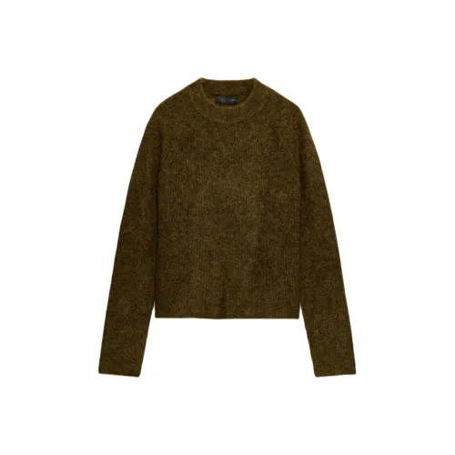 ZARA Khaki Женские Свитера