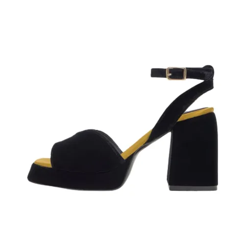 Castañer Valencia One Ремень Сандалии 10 см Женские Черный