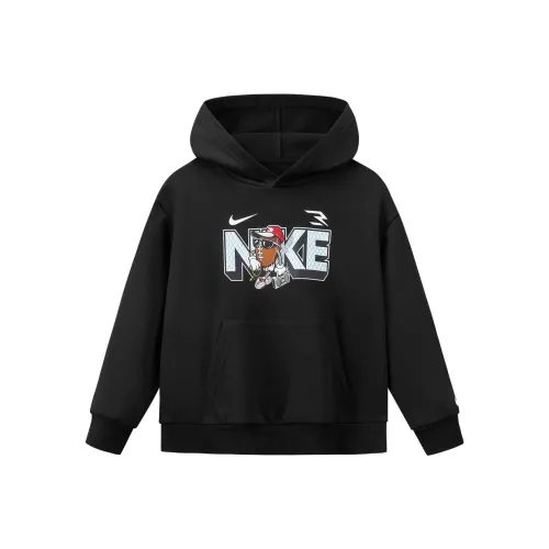 Nike Глубокий Черный Kids Свитшоты