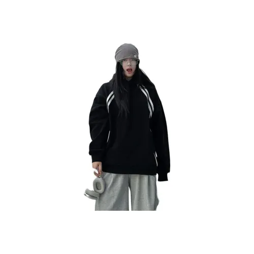 TUOFEI Черный Унисекс Свитшоты