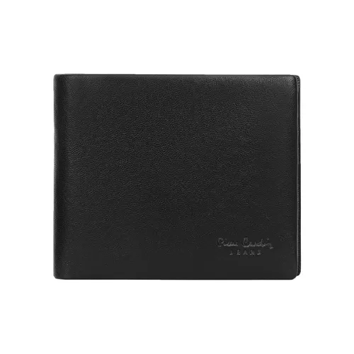 PIERRE CARDIN Кошелек из лощеной коровьей кожи стандартный мужской черный