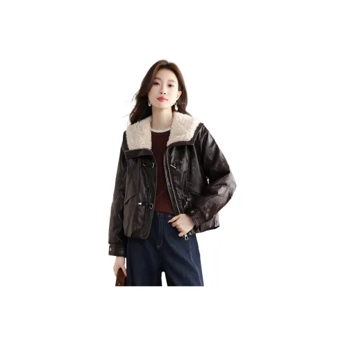 Куртка из кожи Kangaroo женская