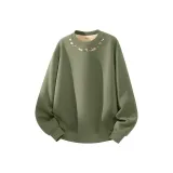 [Thickened и с флисовой подкладкой] Серый горошек зеленый (TB Яркая кухня)