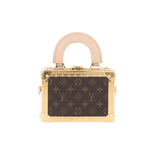 LOUIS VUITTON Монограмма Покрытый холст Сумка через плечо Сумка Обычная Женская Коричневая