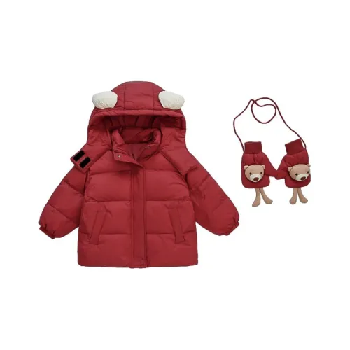 MILING Красный + Перчатка Kids Пуховые куртки