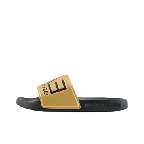 EMPORIO ARMANI EA7 Rubber Slide Тапочки Унисекс Желтый