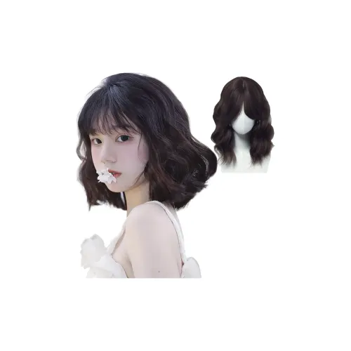 MUYAN Средний размер (длина) Женская парик Волосы Головной убор Коричневый Черный белковое волокно