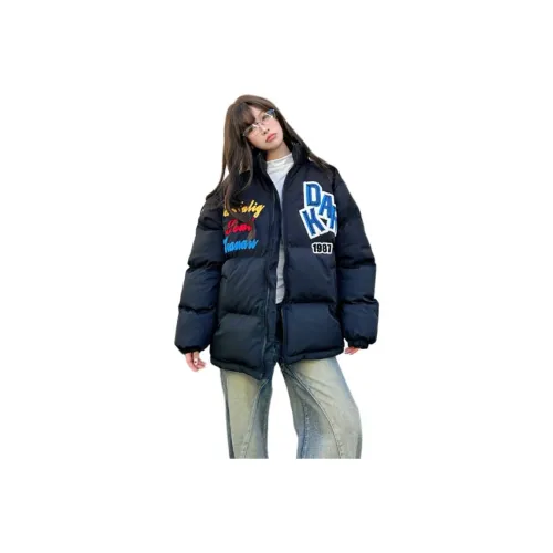 GUOZHEN Черный Женский пуховик