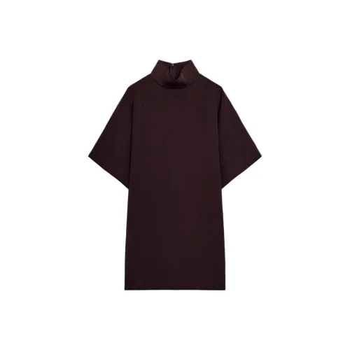 ZARA Короткое платье с короткими рукавами женское