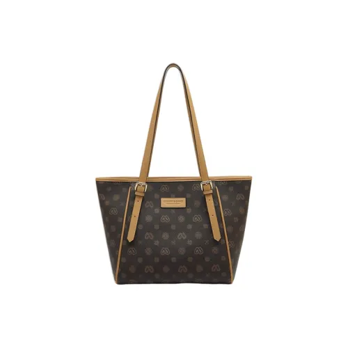 Old Man's Head Синтетическая кожа Портативный Подмышечный Сумка на плечо Большой Женские Кофе