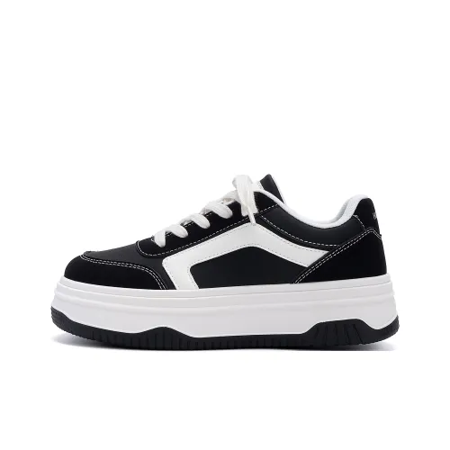 HUANQIU Покрытие Легкий Увеличение Высоты Низкие Кроссовки для Скейтбординга Женские