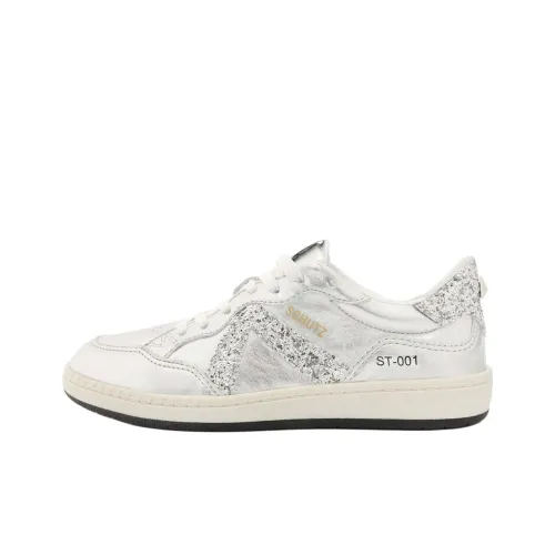 Schutz ST 001 Low Топ Скейтборд Кроссовки Женские Серебряные