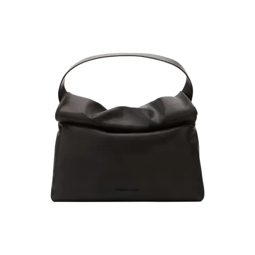 Alexander Wang Корова Кожа Ручная Сумка-ланчбокс Большая Унисекс Черная