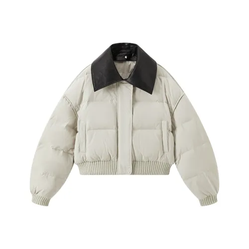 GJ HJ Светло-сосновый Зеленый Женские Пуховики