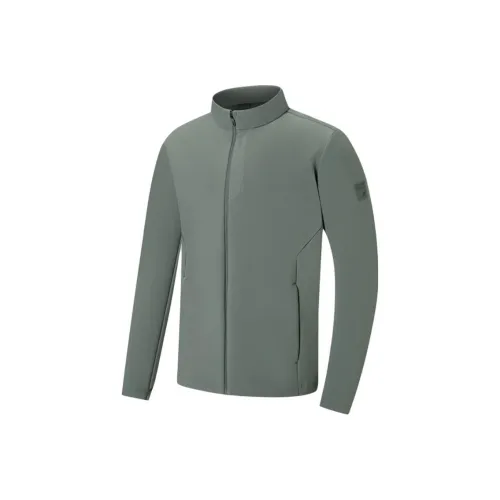 XTEP Военный Серый Мужской Тренч