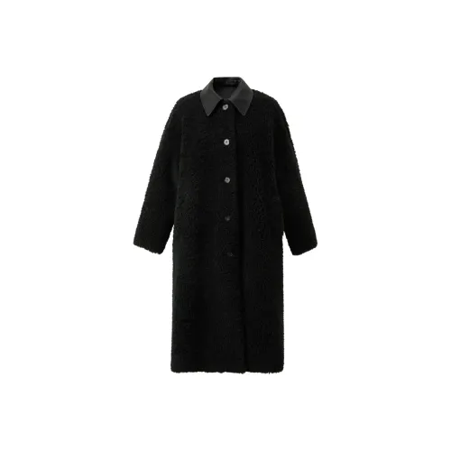 3COLOUR Классический черный Женские меховые изделия