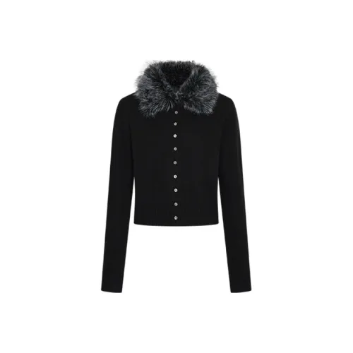 URBAN REVIVO Глубокий черный Женский трикотаж