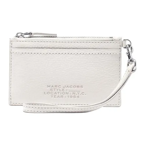 MARC JACOBS Full GRAIN LEATHER Кошелек Женские Хлопковая ткань Белый