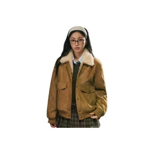 Ariseism Коричневый Женский Короткий Пальто