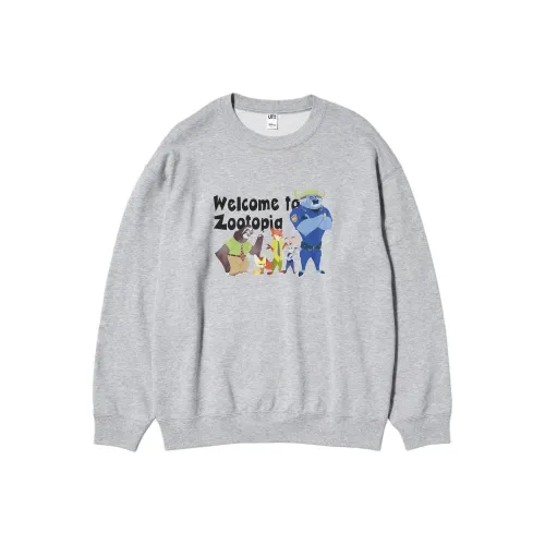 UNIQLO x FENGKUANGDONGWUCHENG LIANMINGKUAN Zootopia Коллаборация FW25 Свитшот Мужской