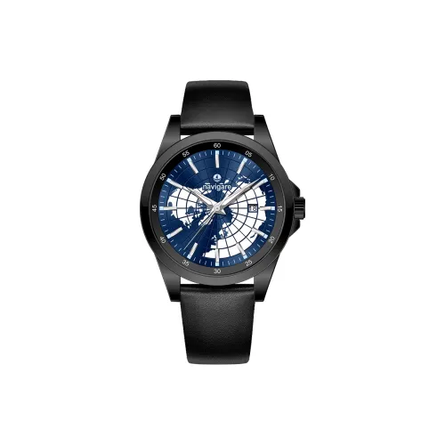 NAVIGARE Кварцевый механизм Часы Мужские Синий циферблат