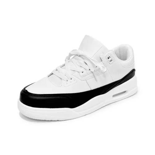 Yalu Preferred Скейтборд Кроссовки Низкие Белые Черные Унисекс