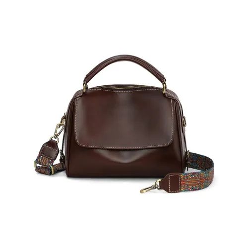 Younger Song Сумка через плечо из синтетической кожи женская кофейного цвета