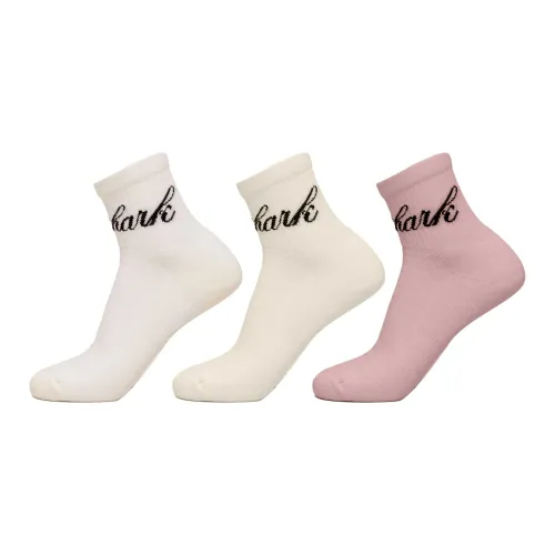 GYMSHARK Курсив Wordmark Graphic Midi 3 упаковки носки до щиколотки унисекс 3 шт