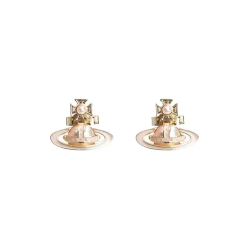 Vivienne Westwood Brass Stud Серьги Женские Золото