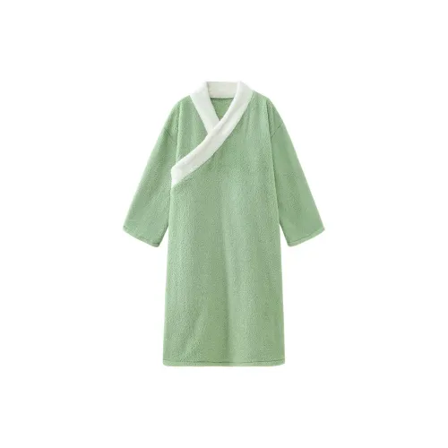JINXU Зеленый Женские Банные халаты