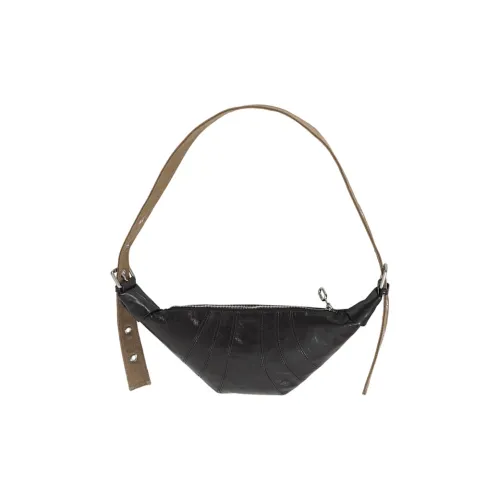 KoniKoni Сумка через плечо из коровьей кожи маленькая мужская кофейного цвета