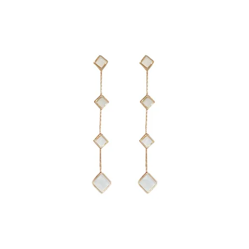 BONAS Микро Инкрустированные Серьги с Цирконием Женские