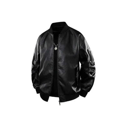 Pixel Cake Кожа Куртка Унисекс