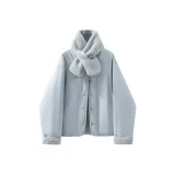 Синий (Двусторонний) с бесплатным шарфом