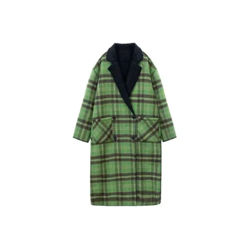 PUREIDOL Зеленое Женское Пальто