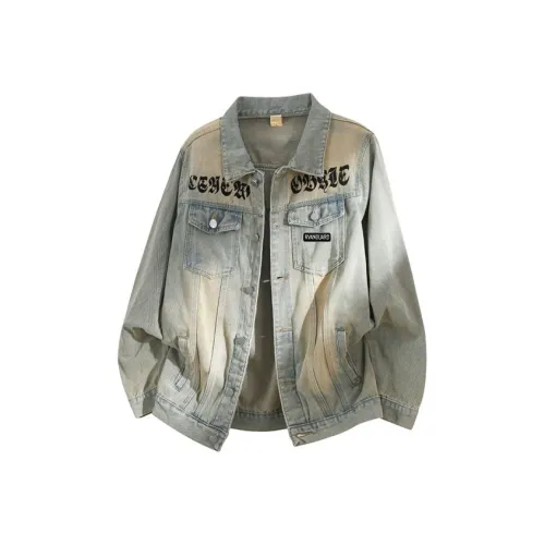 RVANGUARD Желтый Грязь Унисекс Джинсовые Куртки