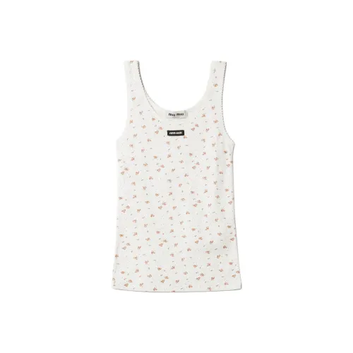 MIU MIU Белый Женские Майки