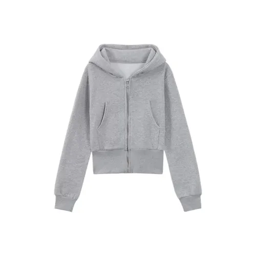 GRAYISMOON Серый Женский Свитшот