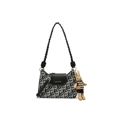 VINEY Сумка через плечо из синтетической кожи стандартная женская черная