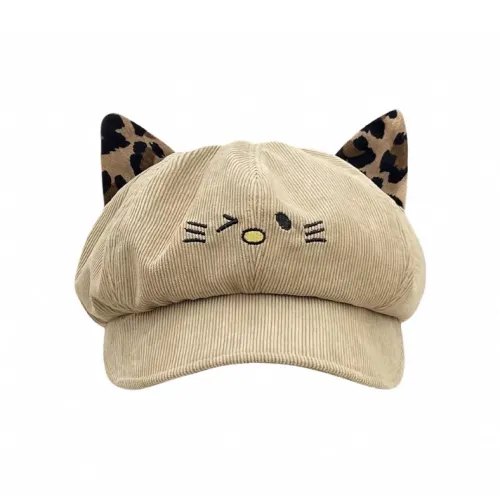 MUYKUY Вельвет Восьмиугольная кепка Женская