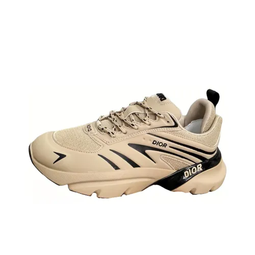 DIOR Толстая подошва Кроссовки Женские Коричневые