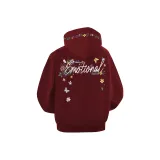 Бордовый Высококачественный Хлопок