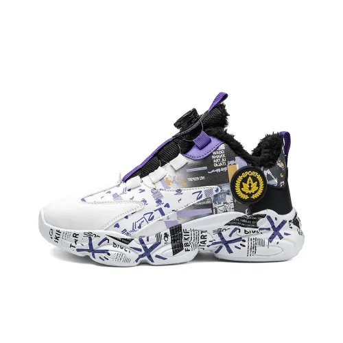 WAVECREST Термический Амортизирующий Устойчивый к Износу Противоскользящий Высокий Топ Баскетбольные Кроссовки Мужские