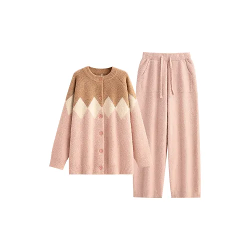 Yue Nei Телесно-розовый Женский комплект пижам