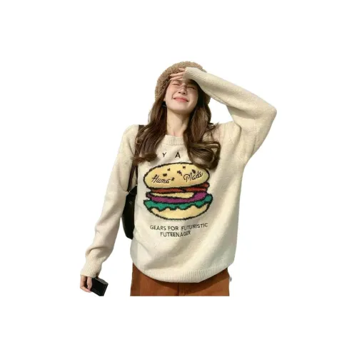 GUOZHEN Абрикос Женский Трикотаж