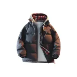 Тёмно-серый в клетку