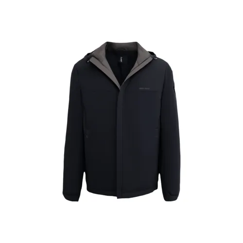 H 75 Черный | Съемная поля шляпы Мужская Куртка