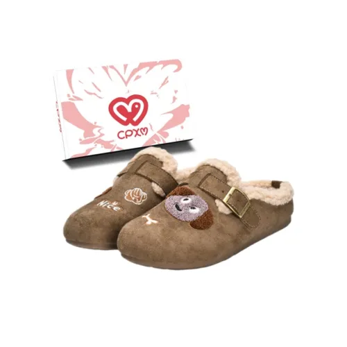 CPXO PVC Поливинилхлорид Домашние тапочки Женские