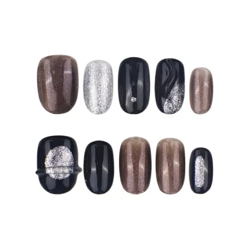 PURUITI Enchanted Starry Sky Collection Ручная работа Искусственные Ногти