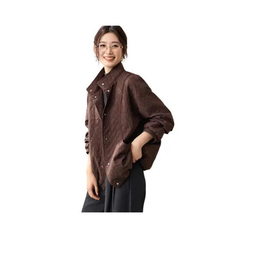 MOHANYIMEI Кофе Женские Куртки